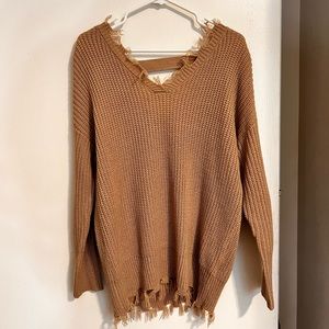Knit women’s sweater